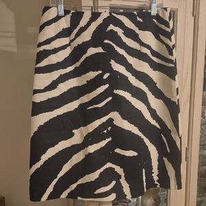 Cider Zebra Print Women's Skirt